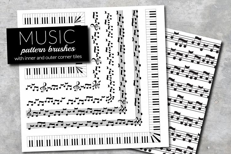 Music brushes for Adobe Illustrator