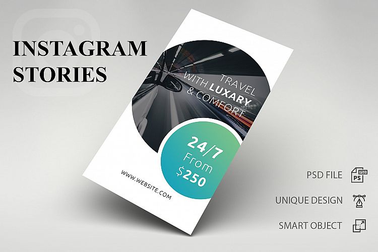 Rent a Car Instagram Stories
