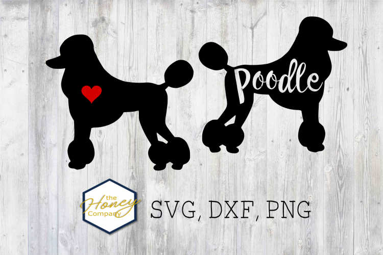 Poodle SVG PNG DXF Dog Breed Lover Cut File Vector
