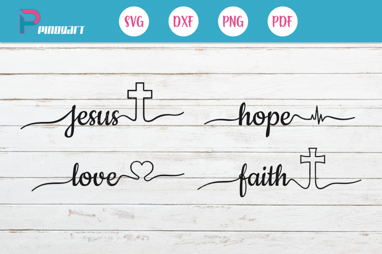 jesus svg, jesus svg file, faith svg, faith svg file