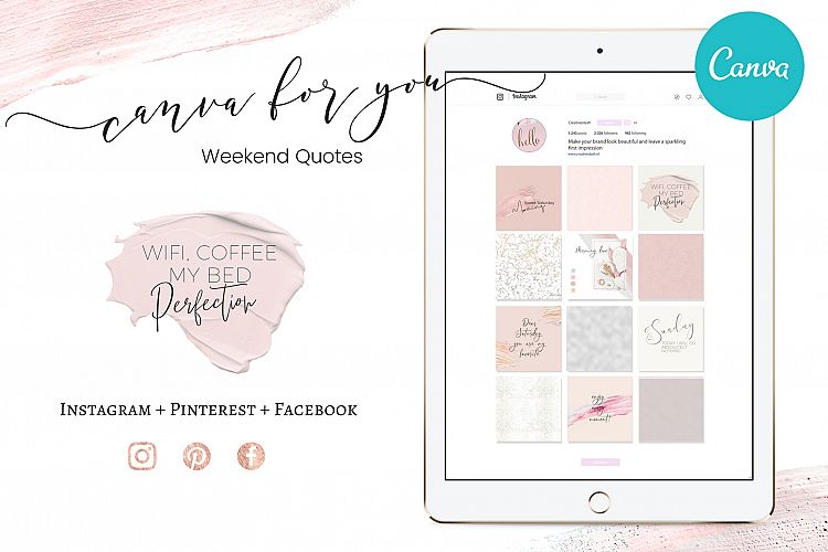 Canva for you - (Weekend) quotes