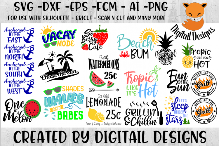 Summer Vacation 50 SVG Bundle 
