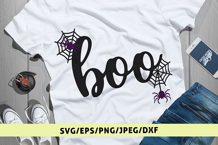 Boo - Halloween SVG EPS DXF PNG Cutting Files