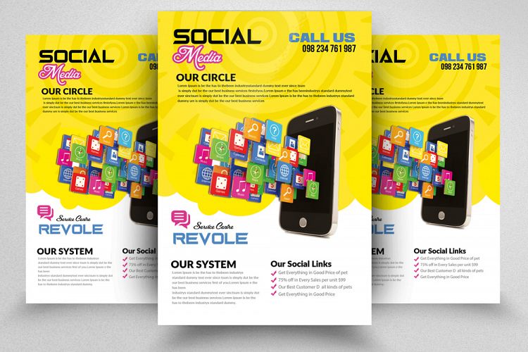 Business Social Network Flyer Template