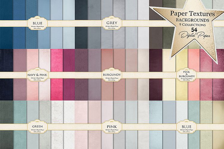 54 Paper Textures Background 9 Collections