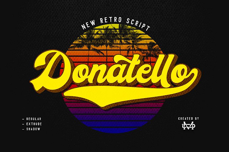Donatello II new retro script