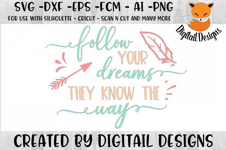 Dreams SVG - png - eps - dxf - ai - fcm -