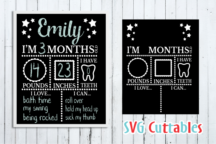 Free Free 302 Baby Milestone Board Svg Free SVG PNG EPS DXF File