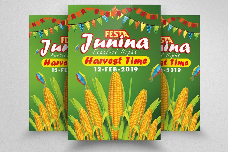 Festa Junina Harvest Festival Flyer