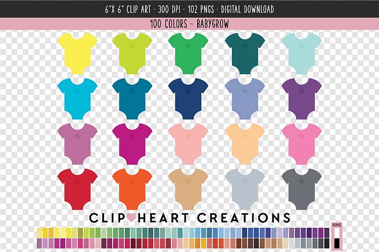 Babygrow Clip Art - 100 Clip Art Graphics
