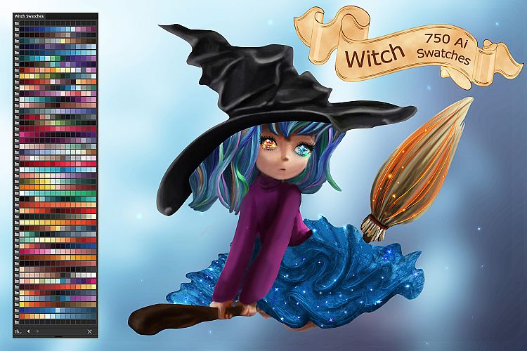 Witch Ai Swatches