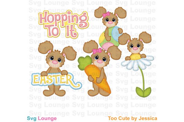 Easter Hop To It SVG Cut File