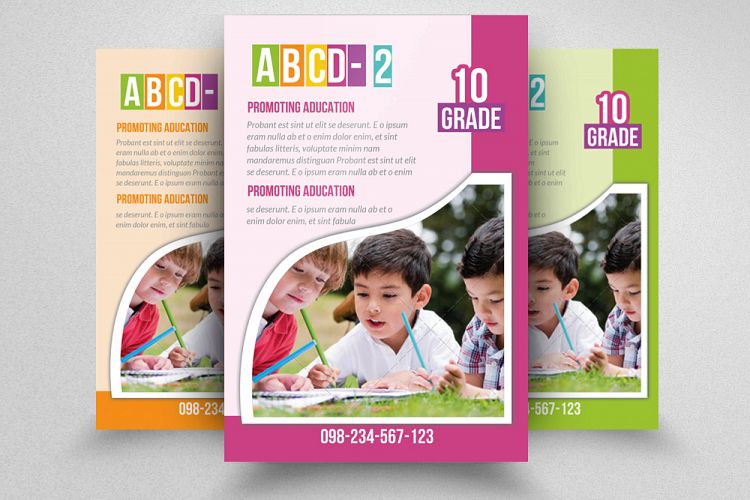 Kids Education Flyer Template