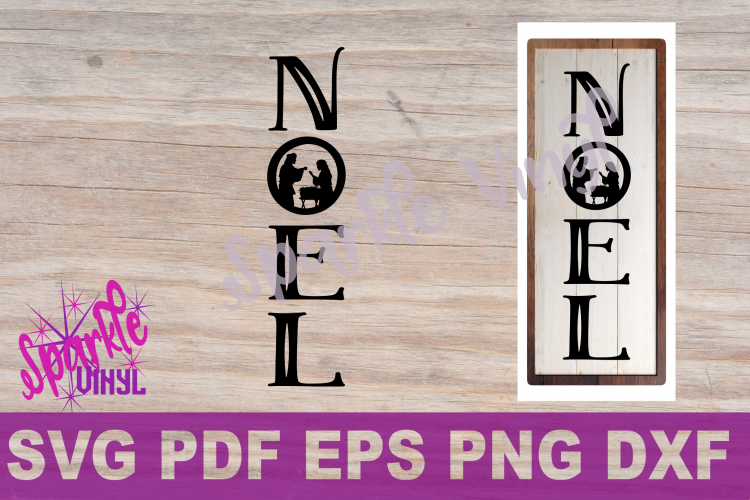 Svg Christmas Noel Nativity sign stencil farmhouse style Christmas svg cut files for cricut sihouette, DIY Sign Stencil