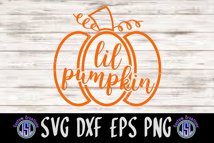 Lil Pumpkin | SVG DXF EPS PNG Digital Cut File Download