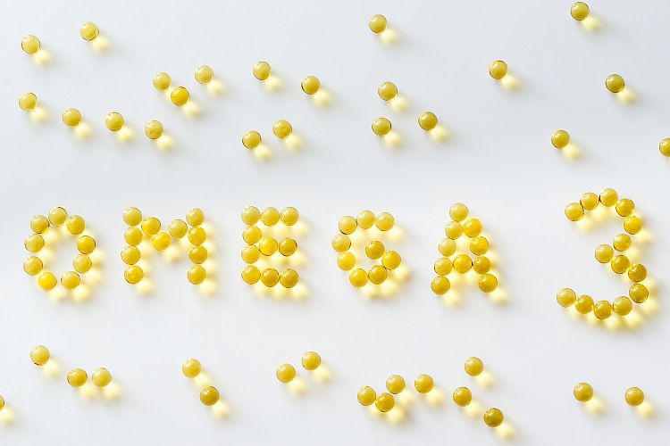 Omega-3 fish oil capsules