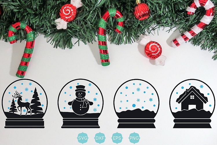 Snow Globe Ball Svg