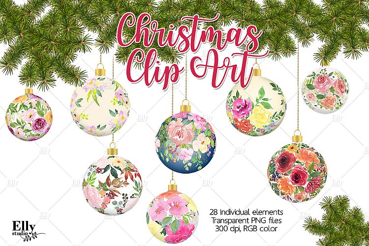 Christmas Clip Art - Christmas balls