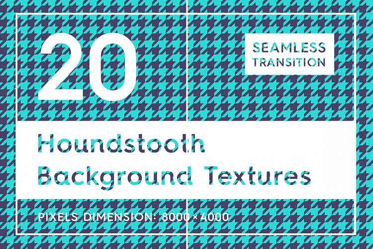 20 Houndstooth Background Textures