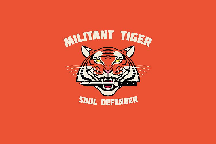 Militant Tiger Logo Template
