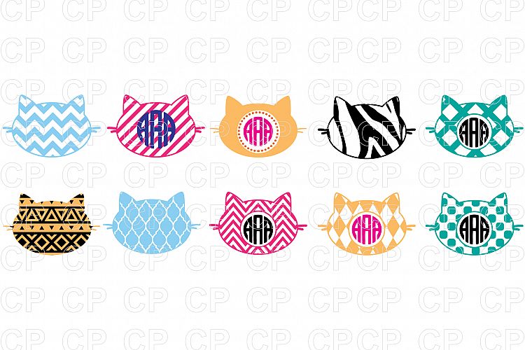 Cat Bundle SVG Cut Files, Cat Clipart