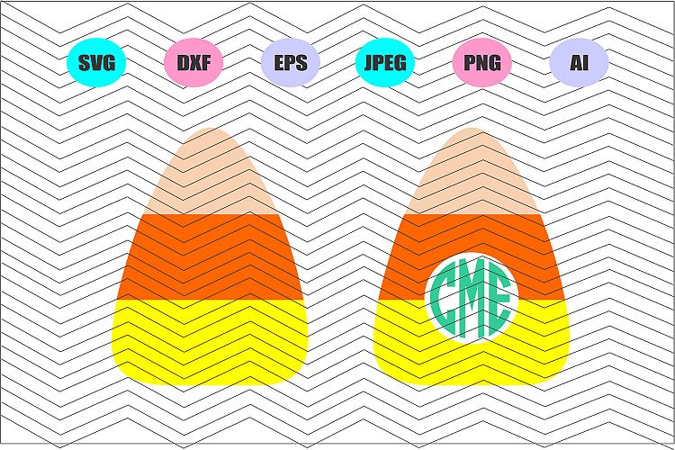 Candy Corn Halloween Svg Vector File Cricut Design Vinyl