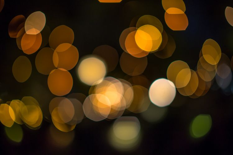 Blurred night lights 