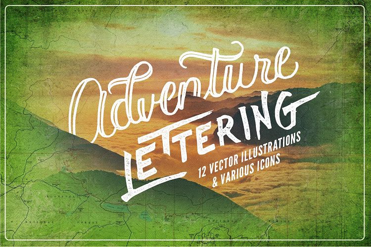 Adventure Lettering Illustrations