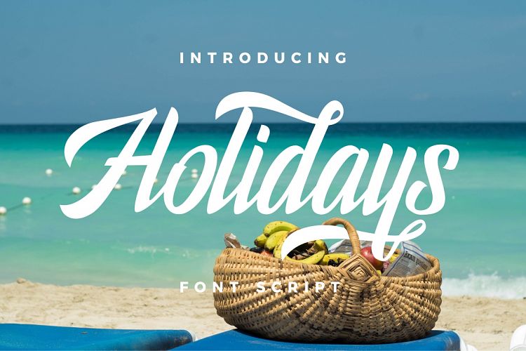 Holidays Typeface