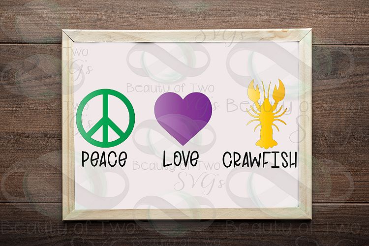 Download Crawfish svg & png, Peace love crawfish svg, Louisiana svg ...