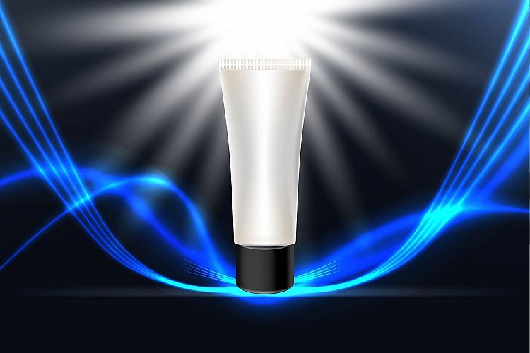 face wash for men contained, Men cosmetic packaging design.