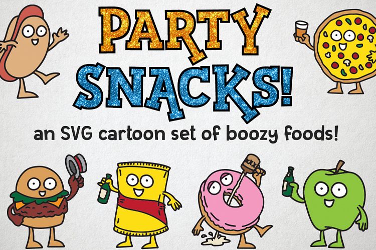 Party Snacks cartoons