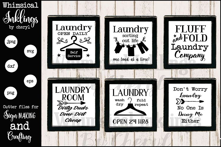 All About Laundry SVG set