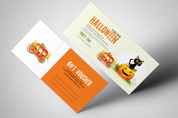 Halloween Party Gift Voucher