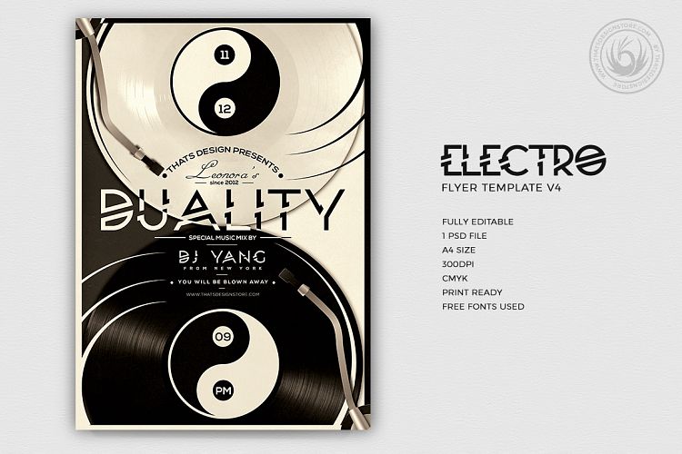Electro Flyer Template V4