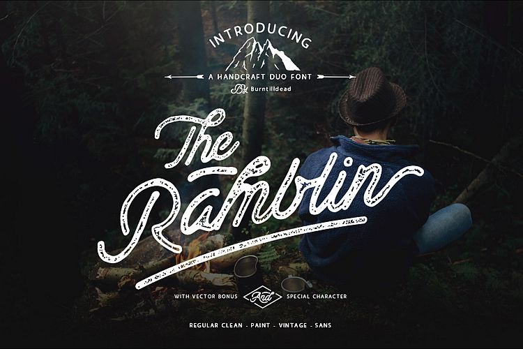 Ramblin Font Duo (15% OFF)