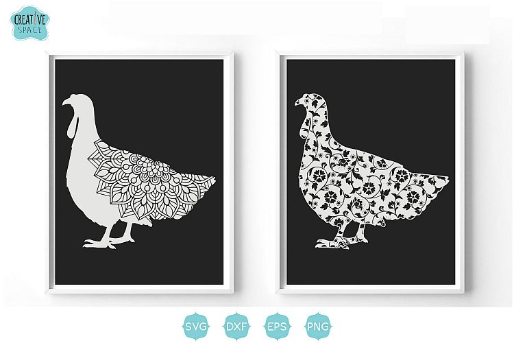 Lace Turkey svg, Mandala Turkey svg