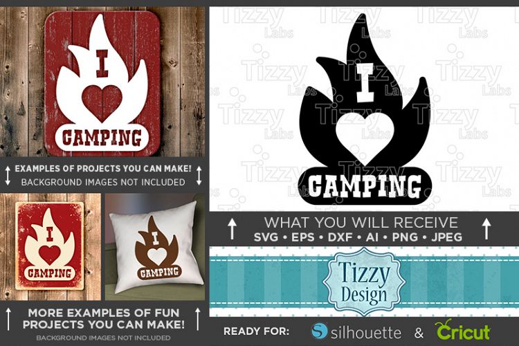 I Love Camping SVG File - Camper Svg - Camping Svg - 765