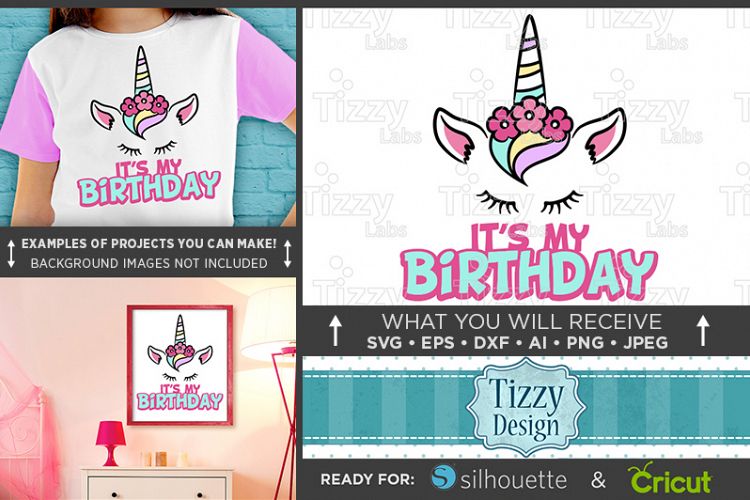 Birthday UNICORN SVG - Its My Birthday Unicorn Shirt - 1056