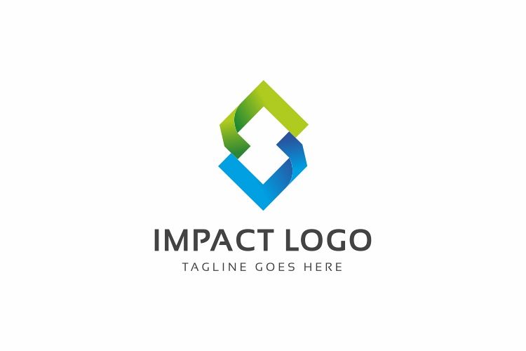 Impact Abstract Arrows Logo