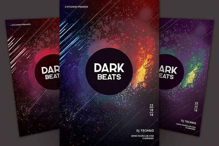 Dark Beats Flyer