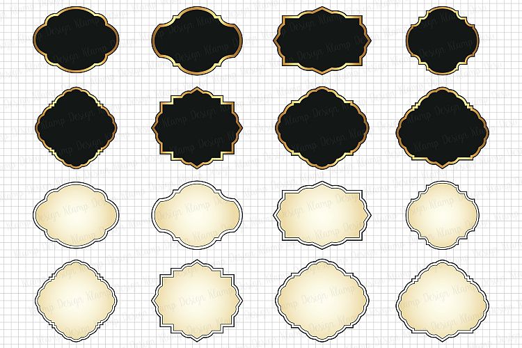 Labels Graphics and Illustrations / Tags and Labels Clip Art / Frames Graphics