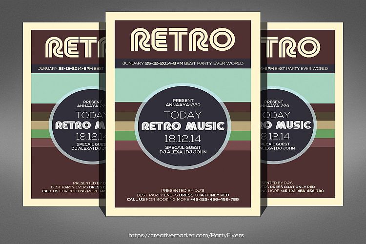 Retro Music Flyer