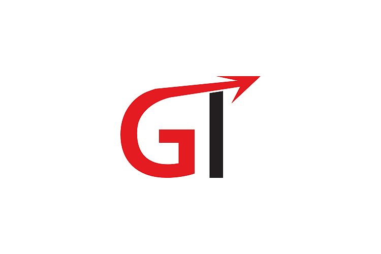 gt letter arrow logo