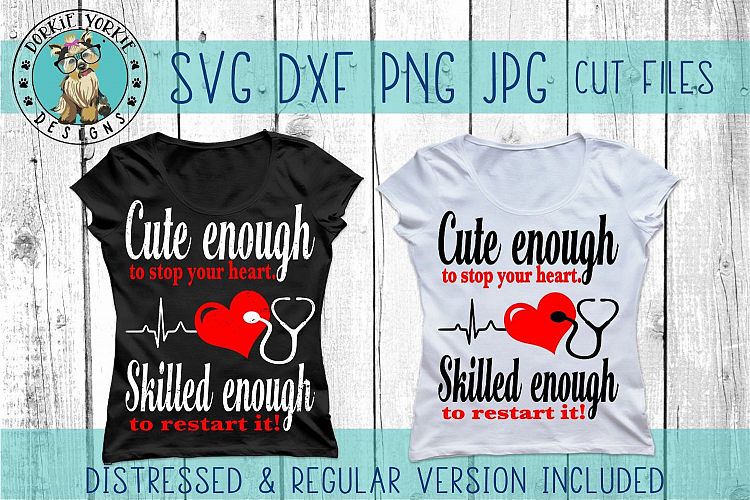 Cute enough to stop your heart, skilled enough restart SVG