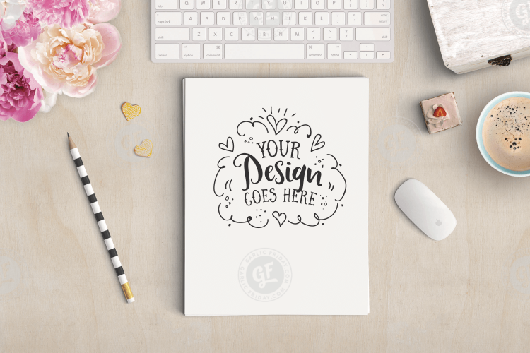 Feminine Styled Stock Desktop Mockup