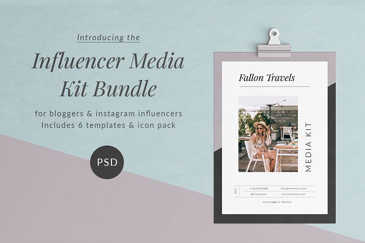 Influencer Media Kit Template