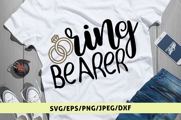 Ring Bearer - Weddings SVG EPS DXF PNG Cutting Files