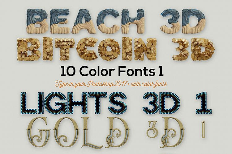 10 Color SVG Fonts 1