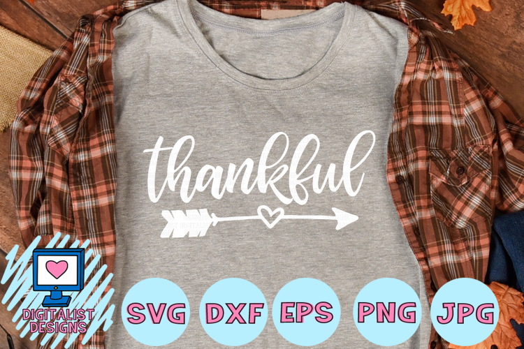 thankful SVG | arrow SVG | Thanksgiving SVG